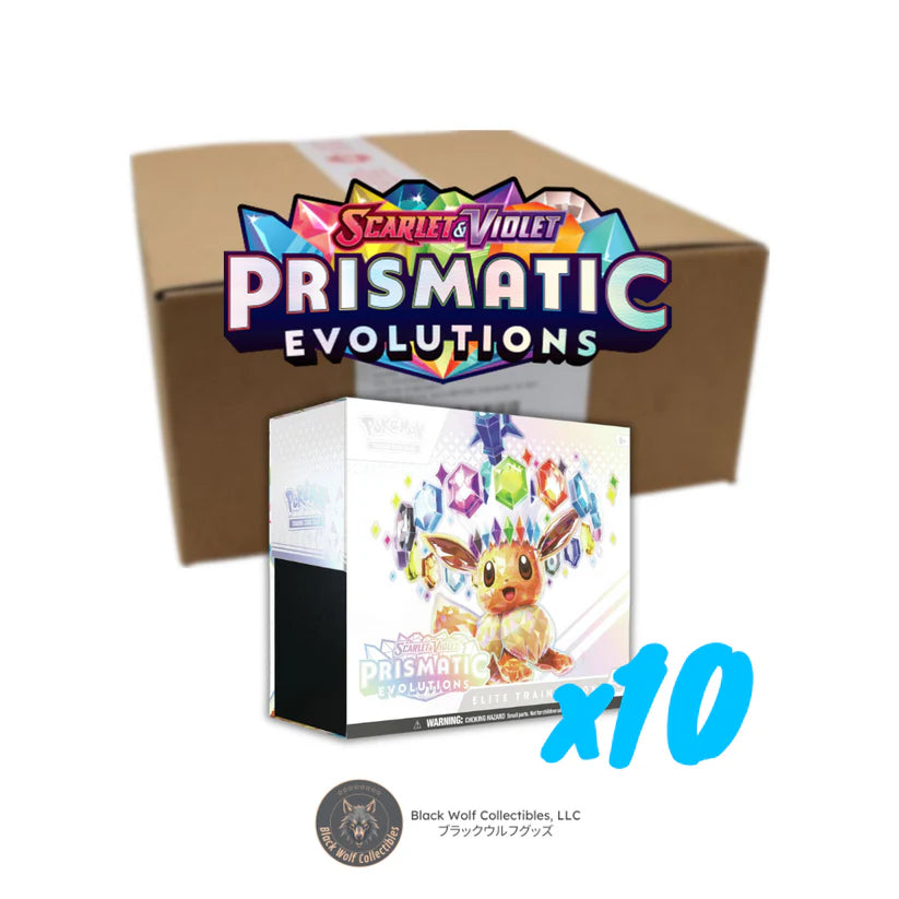 Prismatic Evolutions: Elite Trainer Box (Case)