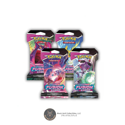 Fusion Strike: Sleeved Booster Pack Art Bundle (Set of 4)