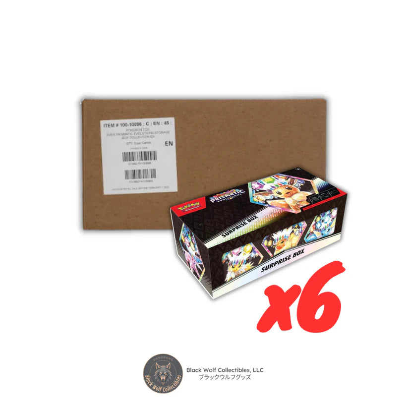 Prismatic Evolutions: Surprise Box (Case)