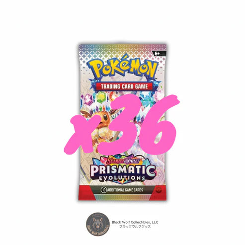 Prismatic Evolutions: Booster Pack (x36)