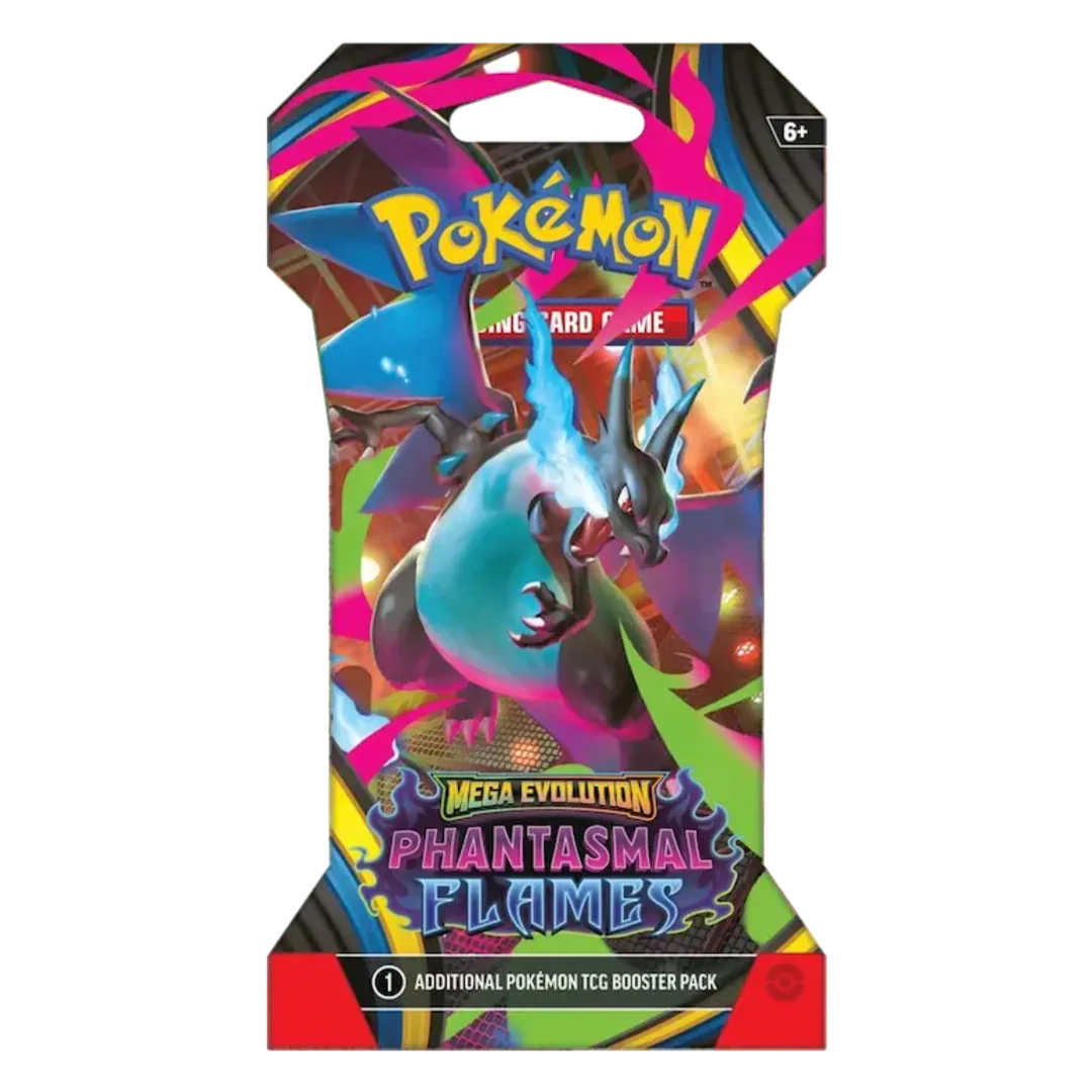 Mega Evolution: Phantasmal Flames Sleeved Booster Pack (Random Art)