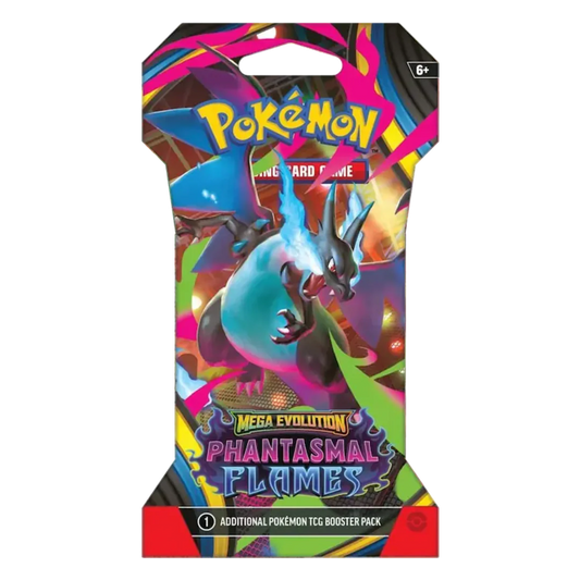 Mega Evolution: Phantasmal Flames Sleeved Booster Pack (Random Art)